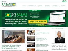 Tablet Screenshot of faems.com.br